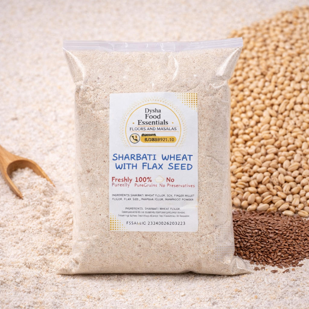 MP Sharbati Wheat Atta with Flax Seed